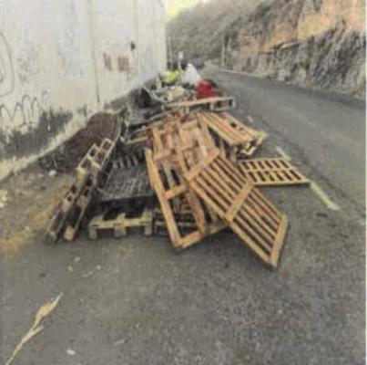 Arucas multa con 1.500 euros por abandono de residuos