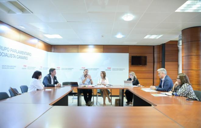 El PSOE Canarias se reúne con colectivos sanitarios para escuchar sus propuestas electorales