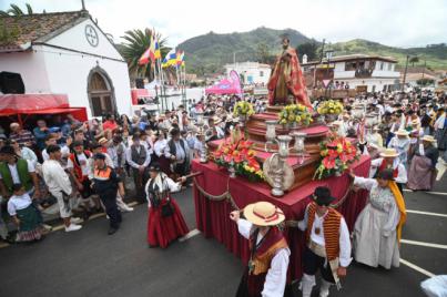 Tegueste rinde homenaje a San Marcos Evangelista con una gran romería