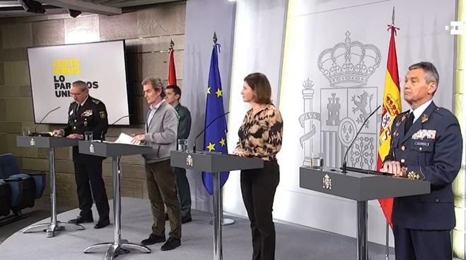 España suma 2.696 fallecidos por coronavirus, 514 más que ayer