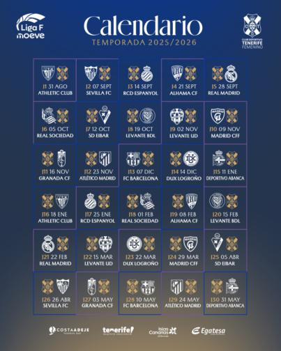 El Costa Adeje Tenerife conoce su calendario en Liga F Moeve