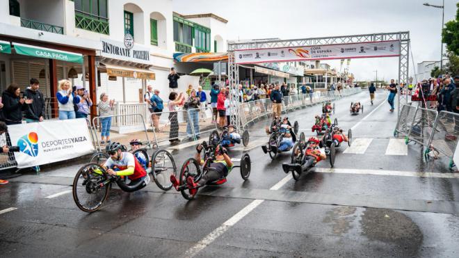 Éxito rotundo de la Handbike International Lanzarote - Playa Blanca