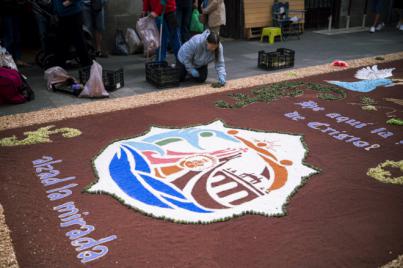 El Corpus Christi de La Laguna despliega más de sesenta alfombras