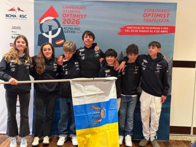 La selección canaria tercera en el Campeonato de España de Optimist