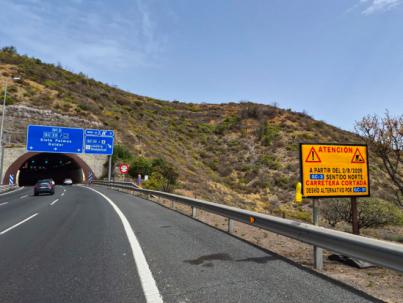 Cortes en la GC-3 por impermeabilización del viaducto