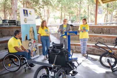 Las personas con movilidad reducida podrán acceder a los senderos y rincones de la Isla con el programa ‘Conectados X Naturaleza’