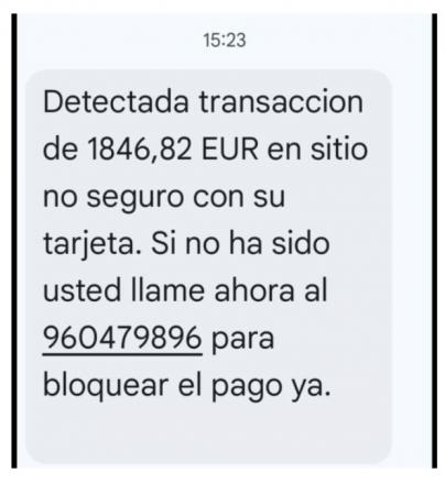 Alerta en Canarias por una oleada de estafas de 'smishing' que suplantan a CaixaBank