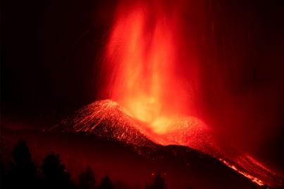 La radiación de radón durante la erupción del Tajogaite no fue un riesgo grave para la salud