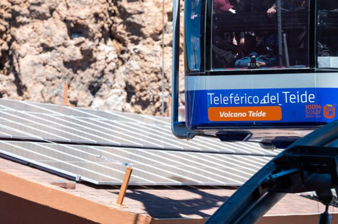 Teleférico del Teide: pionero 100% solar en alta montaña