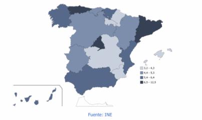 Solo el 5,4% de los canarios teletrabaja habitualmente, 1,5 puntos menos que la media nacional