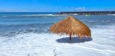 El temporal vuelve a arrasar la playa del Puerto de Tazacorte