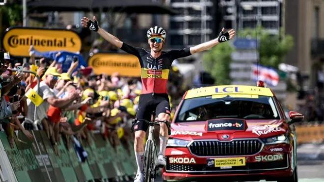 Tour de Francia: Wellens gana en Carcasona y Pogacar sigue de líder