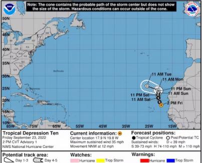 El profesor de la ULPGC Luis C. Cana y el meteorólogo David Suárez analizan en The Conversation la tormenta tropical Hermine”