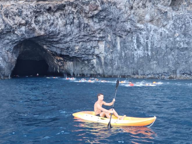 Primera travesía a nado Isla Bonita
