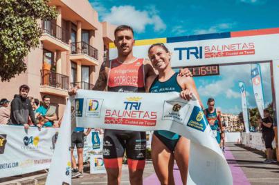 Gorka Rodríguez y Raquel Arostegui triunfan en la 32º TriSalinetas Ciudad de Telde