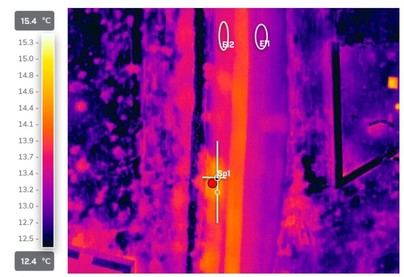 Drones y IA para detectar fugas de agua sin excavaciones