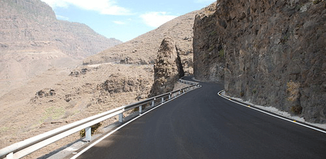 La circulación queda restringida entre Agaete y La Aldea