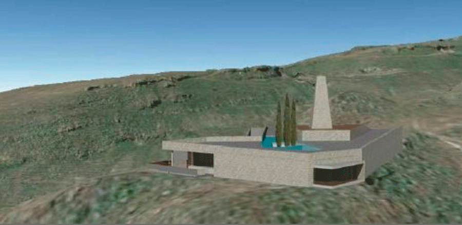 El nuevo mirador del Cristo integra arquitectura y paisaje