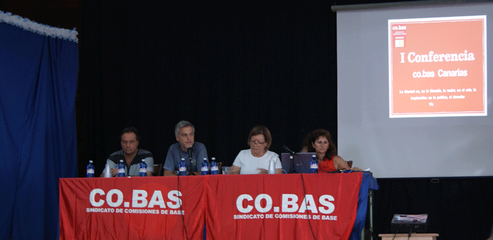 co.bas Canarias exige un reparto más justo de la riqueza