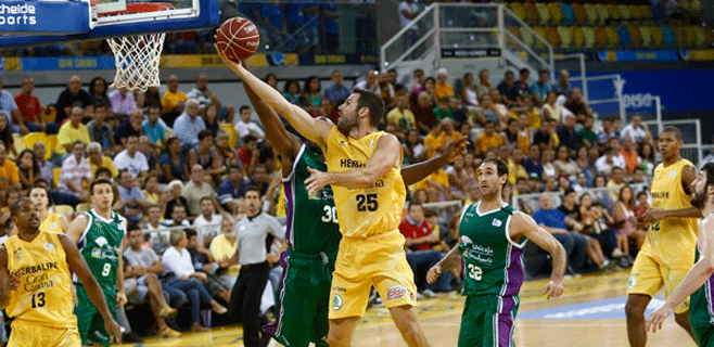 Unicaja asalta el Gran Canaria Arena