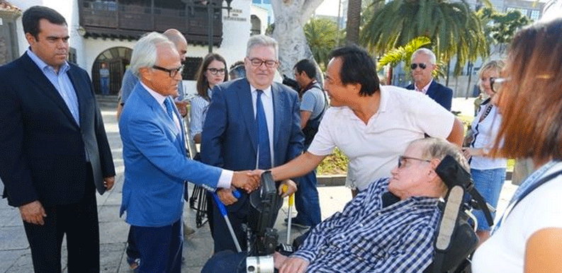 Stephen Hawking visita Las Palmas
