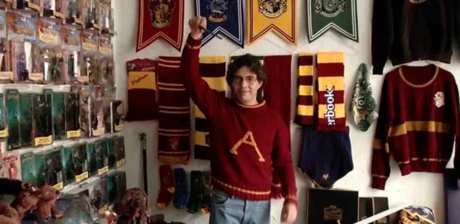 El mayor coleccionista de Harry Potter entra en el Guinness