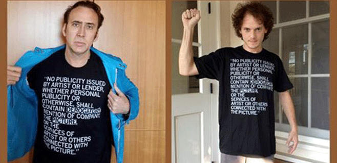 Nicolas Cage en pie de guerra