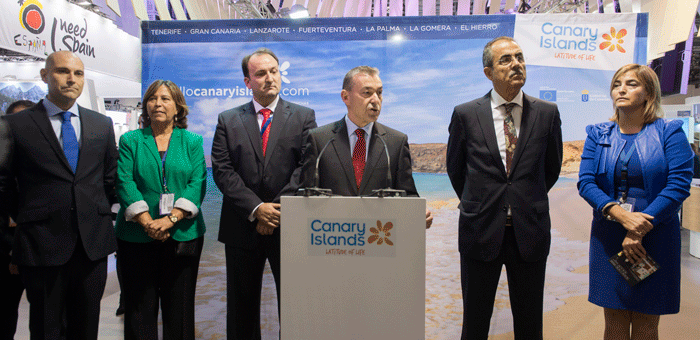 Rivero inaugura el stand de Canarias en la World Travel Market