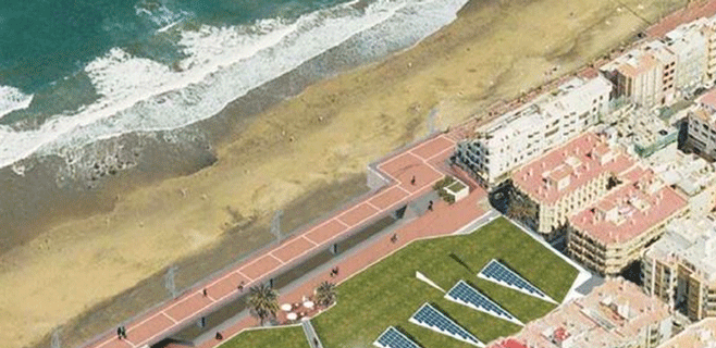 El corredor de La Cícer permitirá recuperar 3.000 metros de playa