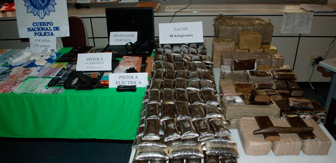 Canarias fue la quinta CC.AA. con más detenidos por drogas en 2013