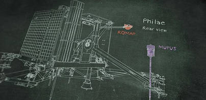 Philae encuentra hielo