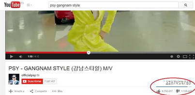 “Gangnam Style” rompe el contador de visitas