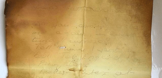 Encontrada una carta a Papá Noel de hace un siglo