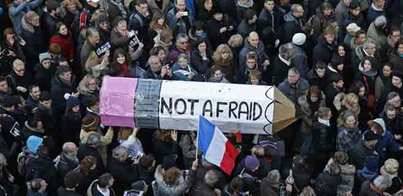Marcha contra el terrorismo en París