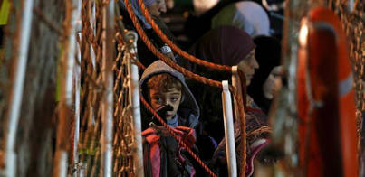 El barco hundido en Lampedusa llevaba a 950 personas