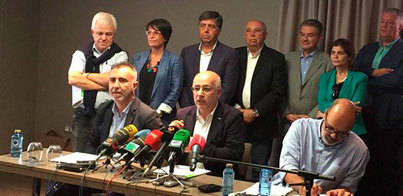NC, PSC y Podemos firman el acuerdo para un Cabildo "progresista"