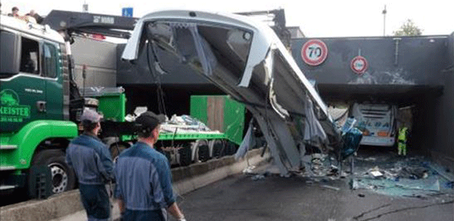 24 heridos en el accidente de un bus con jóvenes españoles