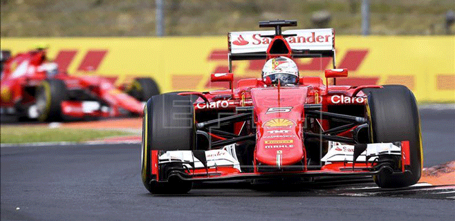 Vettel gana en Hungría con Alonso quinto