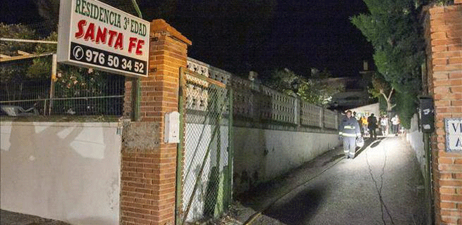 Ocho muertos en el incendio de una residencia de ancianos
