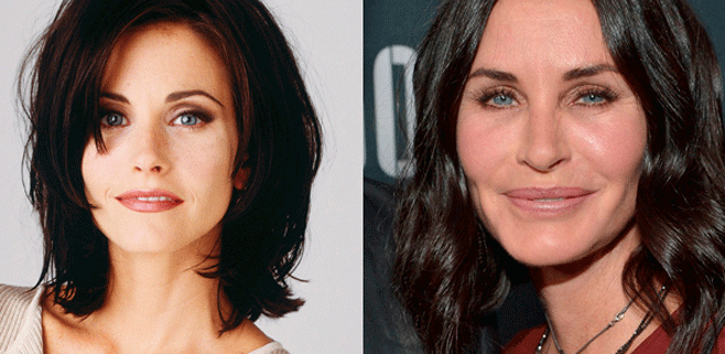 Courtney Cox se cambia la cara