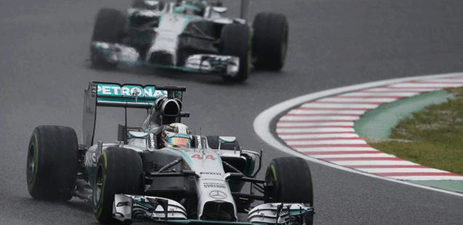 Hamilton gana en Suzuka