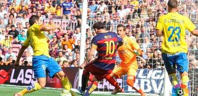 La pegada del Barça se impone a Las Palmas
