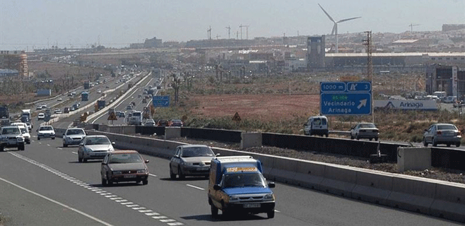 Se desviará el tráfico en la GC-1 el miércoles y el jueves