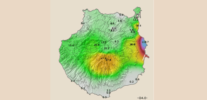 La lluvia deja destrozos en todos los distritos de Telde
