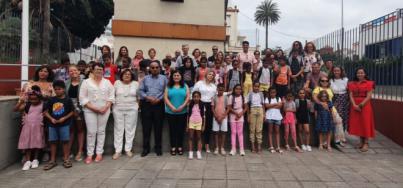 Recibimiento a los niños y niñas saharauis del programa “Vacaciones en Paz”