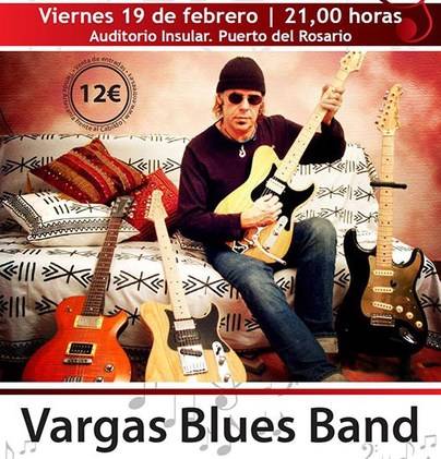 La Vargas Blues Band ofrecerá lo mejor de su repertorio en el Auditorio Insular