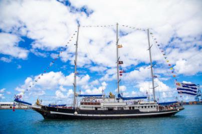 El Velero Escuela ‘Capitán Miranda’ de la Armada de Uruguay recala en Gran Canaria