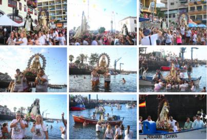 ‘Virgen Chiquita’ y ‘San Telmo Chiquito' en Puerto de la Cruz
