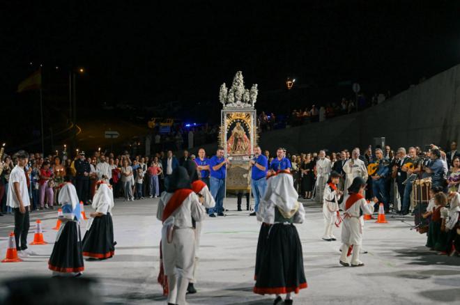 Villa de Mazo recibe la histórica visita de la Virgen de Las Nieves