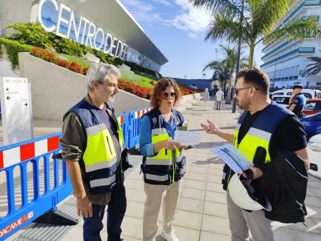 Abierto a los peatones el nuevo acerado del Centro de Deportes Acuáticos